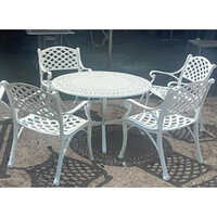 Cast Iron Garden Outdoor Table With Chair