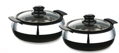 STAINLESS STEEL CASSEROLE (GLASSEROLE)