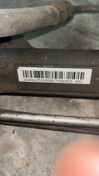 STEERING RACK OF MERCEDES 204