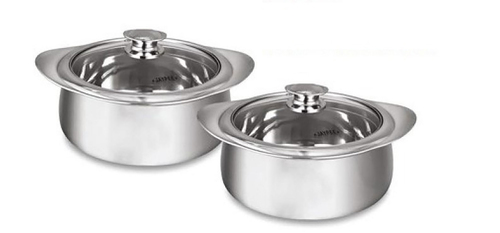 STAINLESS STEEL CASSEROLE (TRUMP)