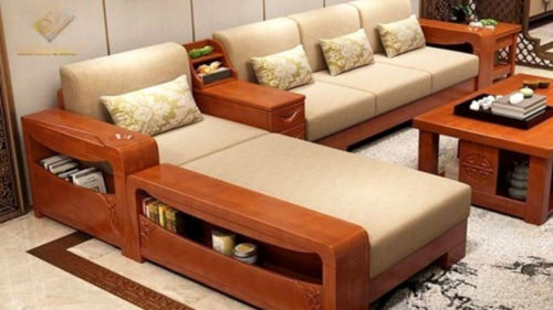 WOODEN SOFA SET