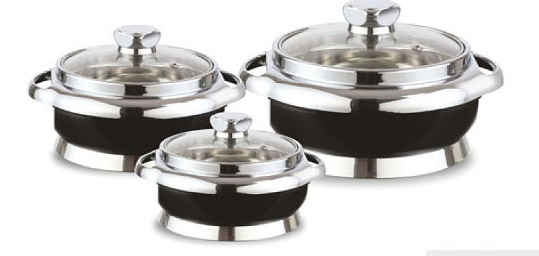 STAINLESS STEEL CASSEROLE ULTRA SET