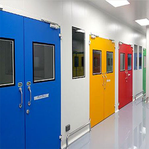 Modular Clean Room Door Application: Industrial