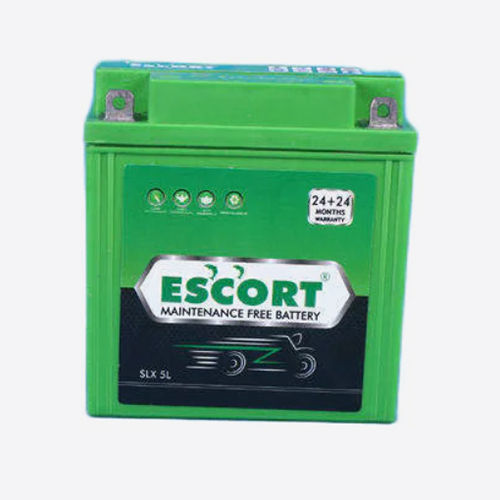 Escort Dry Charged 5 Ah Smf Motorcycle Battery Battery Capacity: <150Ah