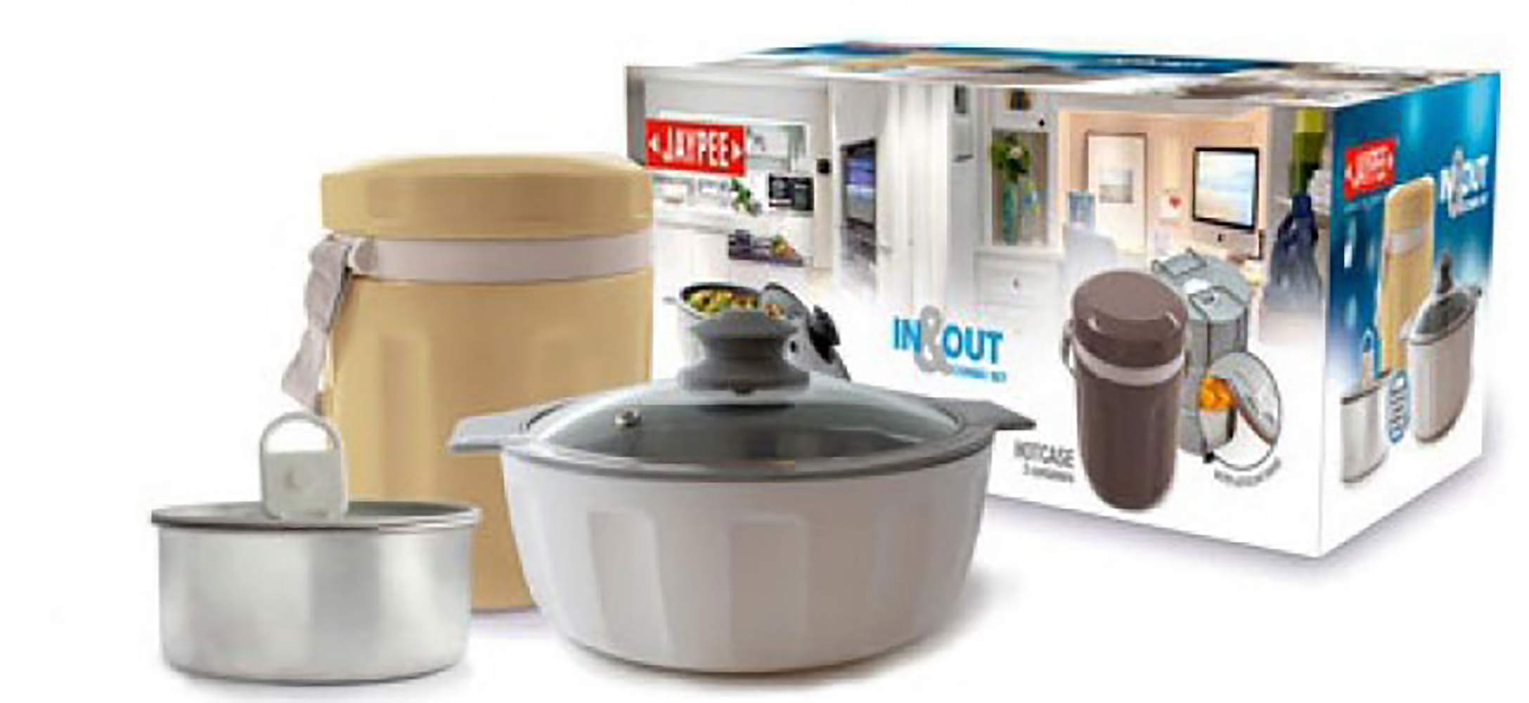 STAINLESS STEEL CASSEWROLE WITH JUG SET