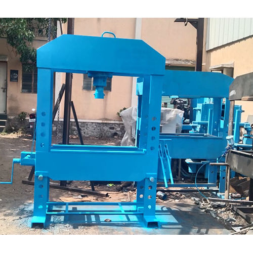 Blue Hand Pump Op System Power Press Machine