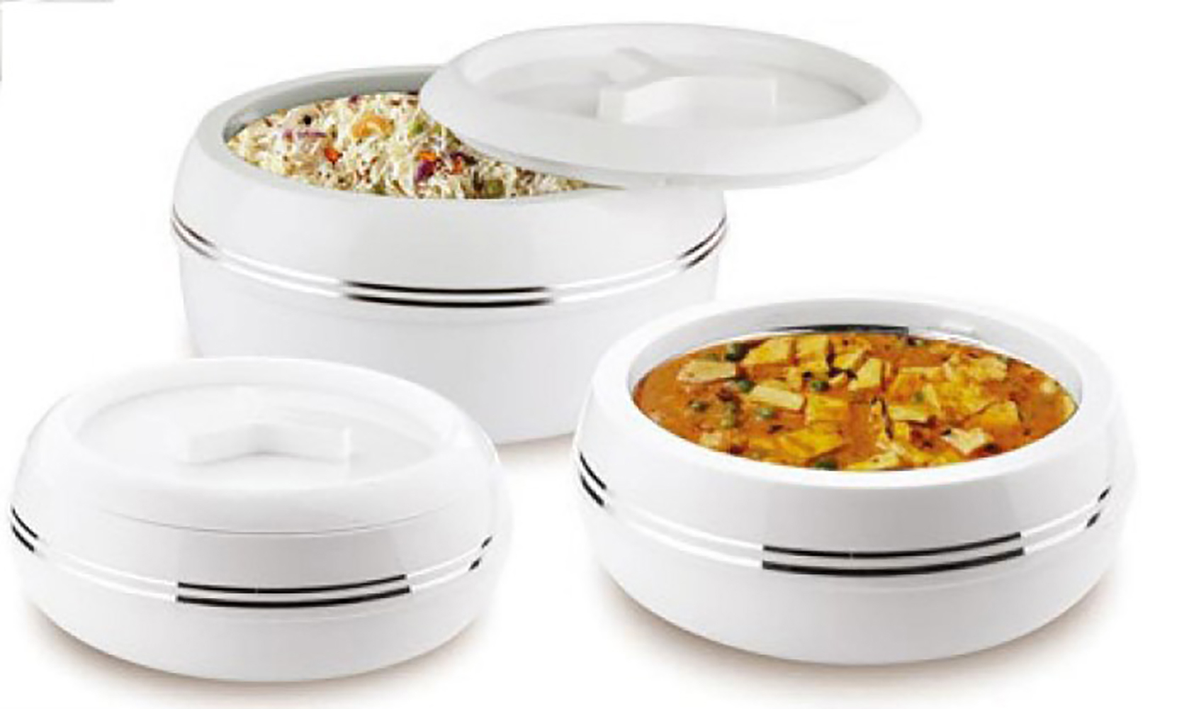 STAINLESS STEEL CASSEROLE WITH CATTLE