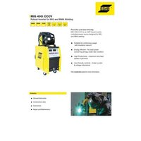 ESAB 40-400A MIG Welding Machine MIG-400i CCCV