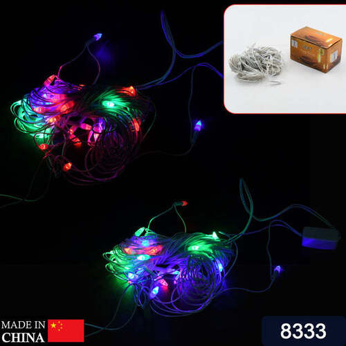 8MTR HOME DECORATION DIWALI AND WEDDING LED CHRISTMAS STRING LIGHT INDOOR AND OUTDOOR LIGHT (28L 8MTR) (8333)