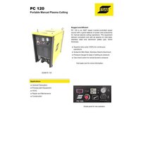 Esab PC 120 Portable Manual Plasma Cutting Machine