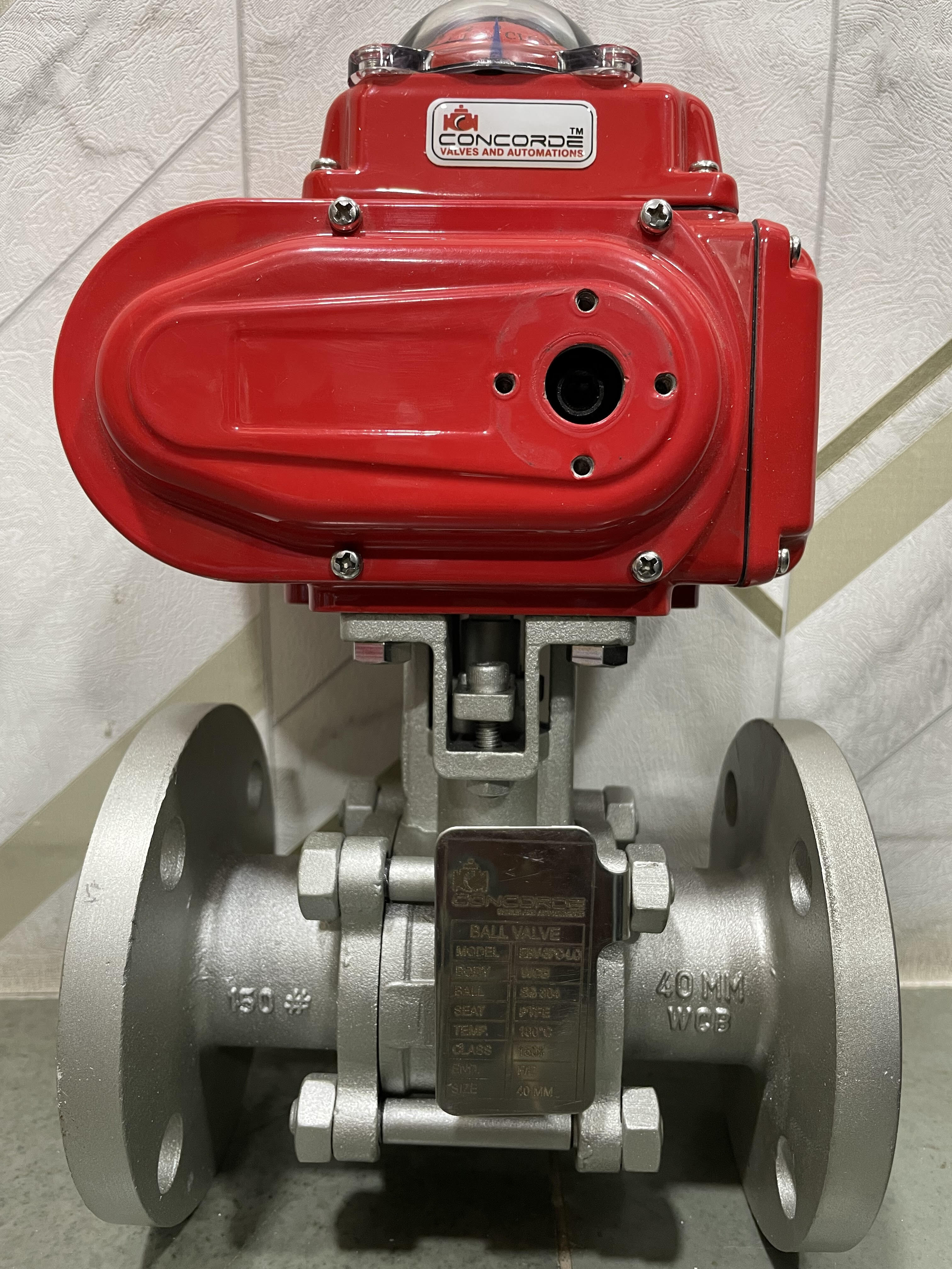 Electrical ball valve