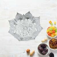 DECORATIVE MUKHWAS SERVING TRAY SERVING MUKHWAS PLATE FANCY CANDY TRAY DRY FRUIT SERVING TRAY (1 PC ) (5481)
