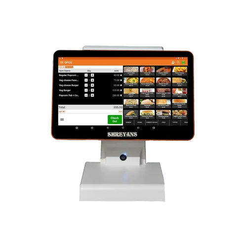 Black-White 15.6 Inch Android Touch Pos Without Inbuilt Printer