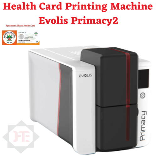 Health card printing machine Evolis Primacy2 automatic for Hospital