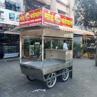 Snack Foods Cart - Color: Silver