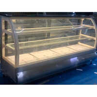 Commercial Pastry Display Counter - Color: Silver