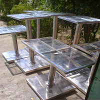 Ss Bar Table Base - Color: Silver
