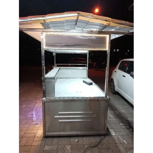 Silver Food Service Trolley