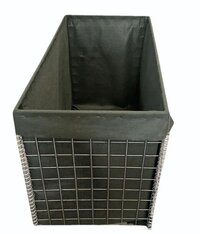 Hesco Bastion Felt Fabric - Non Woven Black Felt, 3mm Thick, 44 Inch Width | Durable Textile For Reinforcement Of Protective Barrier Systems
