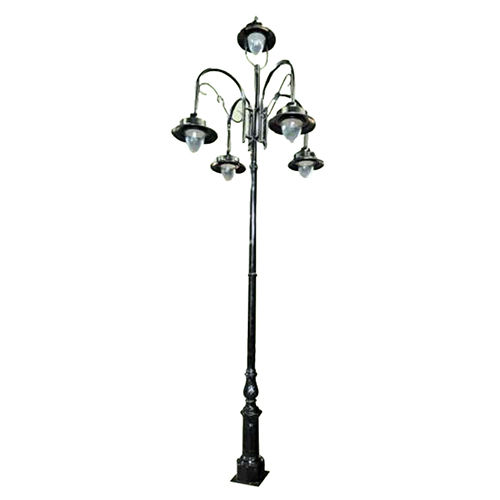 Aluminium And Cast Iron Modern Design Poles