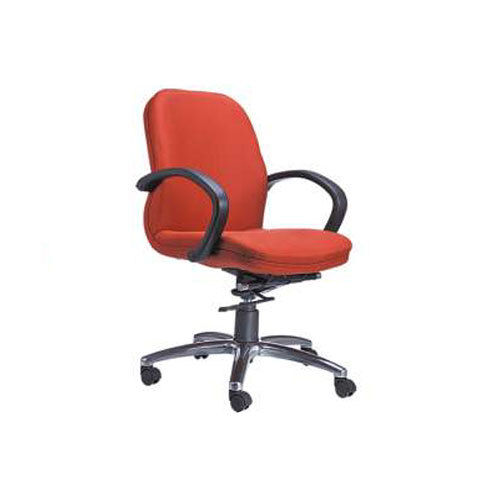 Red Rotatable Manager Chair