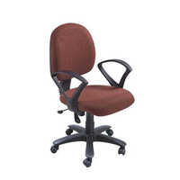 Brown Adjustable Workstation Chair
