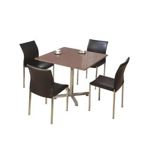 Brown Cafe Chair And Table Set