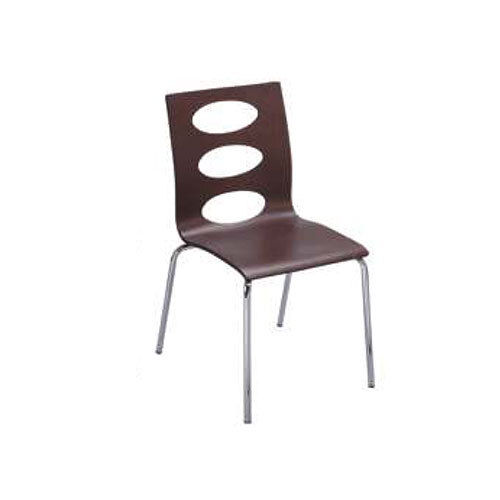 Brown Plastic Cafe Chair