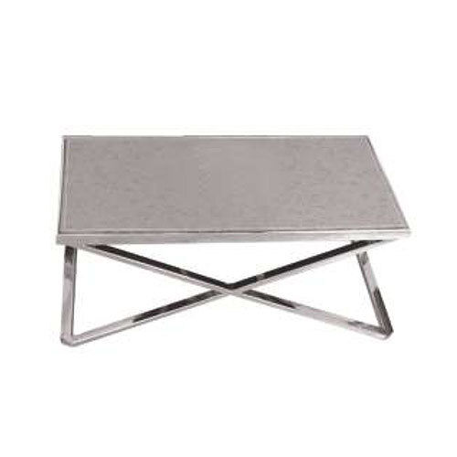 Silver Modern Center Table