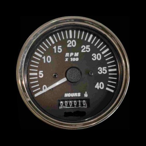 Black Amc8006 Programmable Tachometer