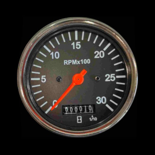 Black Amc8008 Preconfigured Tachometer