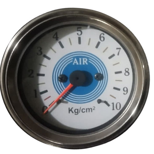 Silver White Temperature Gauge