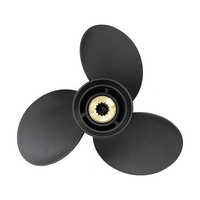3 Blades Outboard Motor Propeller - Color: Black