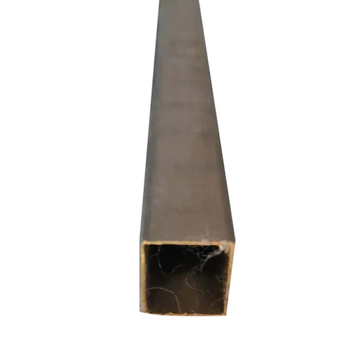 Brass Square Pipe - Color: Golden