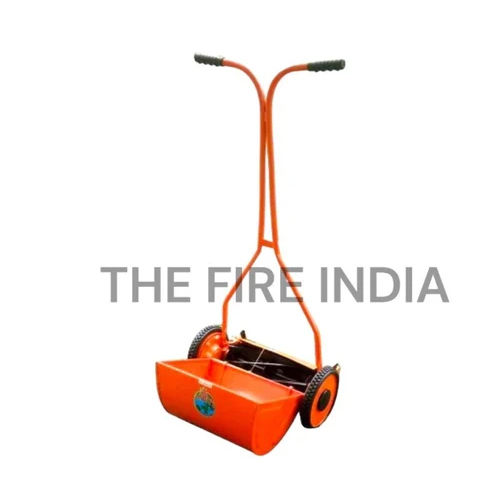 Orange 12-14 Inch Manual Lawn Mower