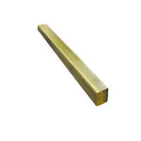 Brass Square Rod - High-grade Brass Alloy, Polished Golden Finish | Durable, Corrosion-resistant, Excellent Tensile Strength