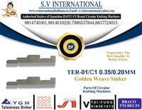 TER-01/C1 0.35/0.20MM - TERROT SINGLE JERSEY MACHINE SINKERS