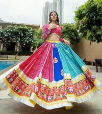 New Designer Silk Lhengha Choli For Women