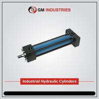 Industrial Hydraulic Cylinders - Welded Compact Design, Red Blue Green Color Options 