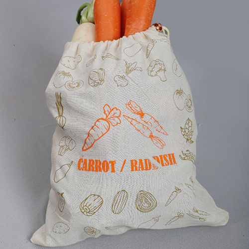 Fresh Vegetable Storage Cotton Bags