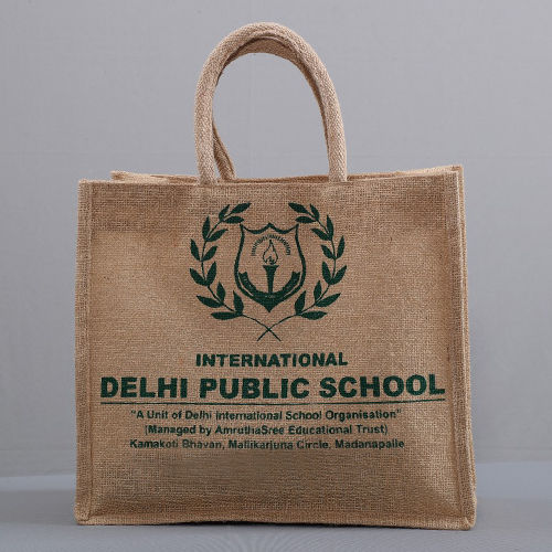 Brown Jute Return Gift Bags For School