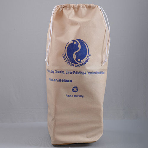 Brown Model Laundry Pick Up And Delivery Bags