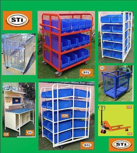 All Colors Material Handling Trolley