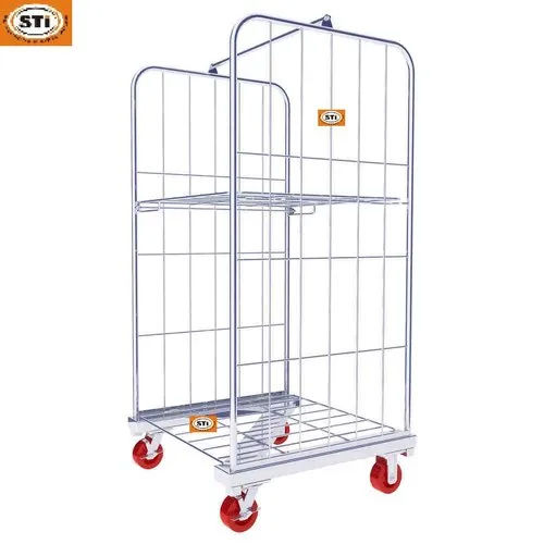 Metal Container Trolley Application: Industrial