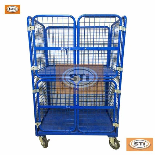 Roll Cage Container Trolley Application: Industrial