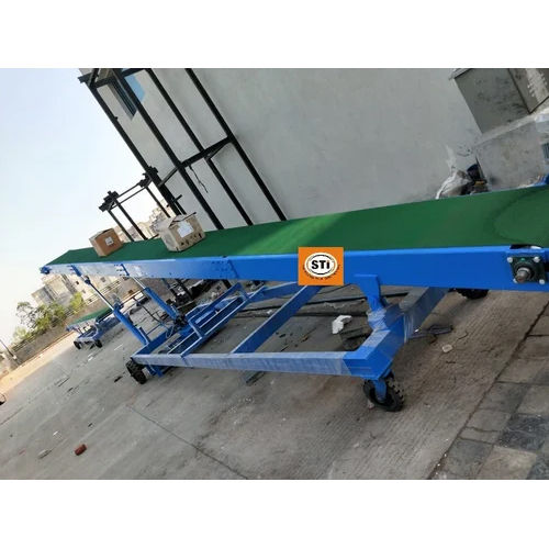 Blue Warehouse Conveyor System