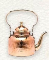 Copper Tea Kettle - Antique Copper Finish, Elegant Design For Brewing Delicious Tea