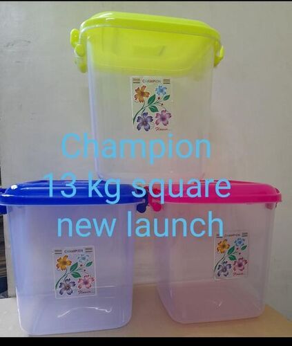 Plastic square container