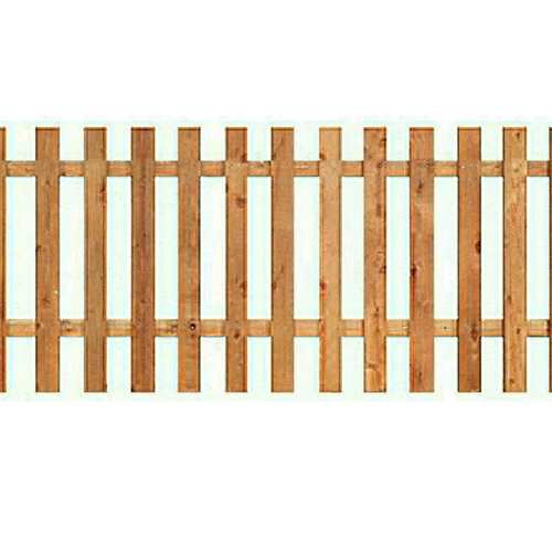 Wooden fence
