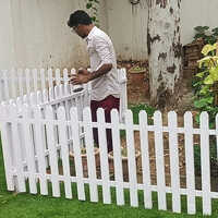Wooden fence white